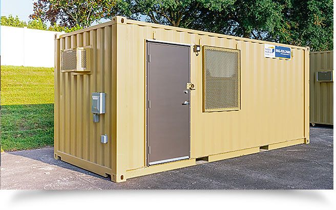 Rent or Purchase 20 ft Elite Office and Storage Combo Containers