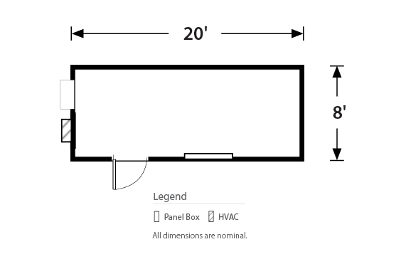 20 ft Container Office Dimensions and Specifications