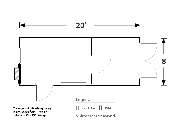 20 ft Container Office Dimensions and Specifications