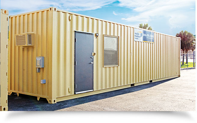 Rent or Purchase 40 ft Elite Combo Office and Storage Container