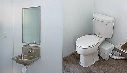 40' Elite Office Containers with a Restroom-3