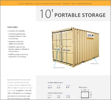 10' Storage Unit