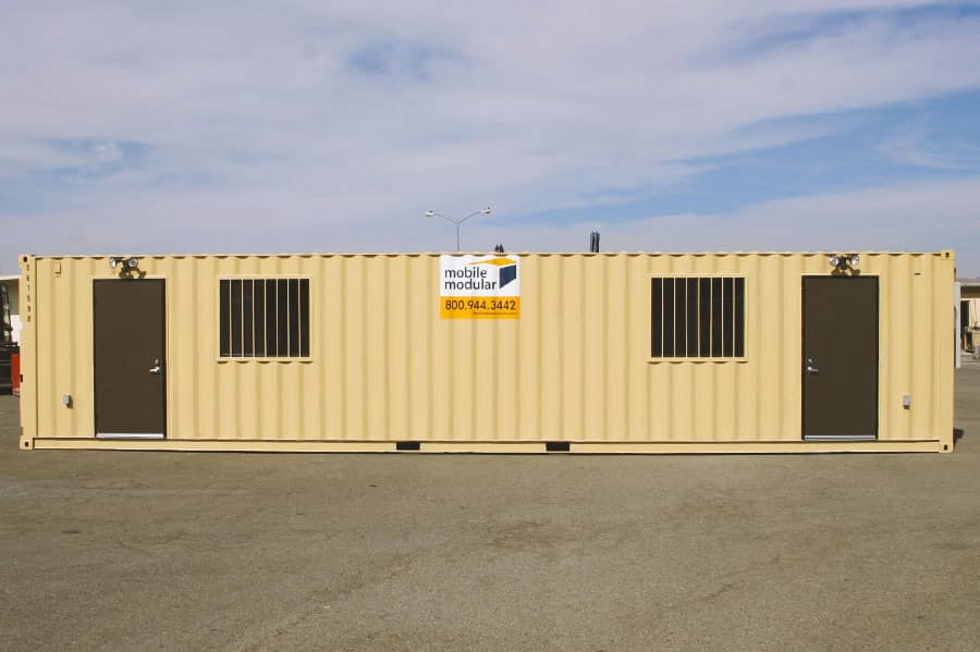 40 foot Office and Storage Container Combo