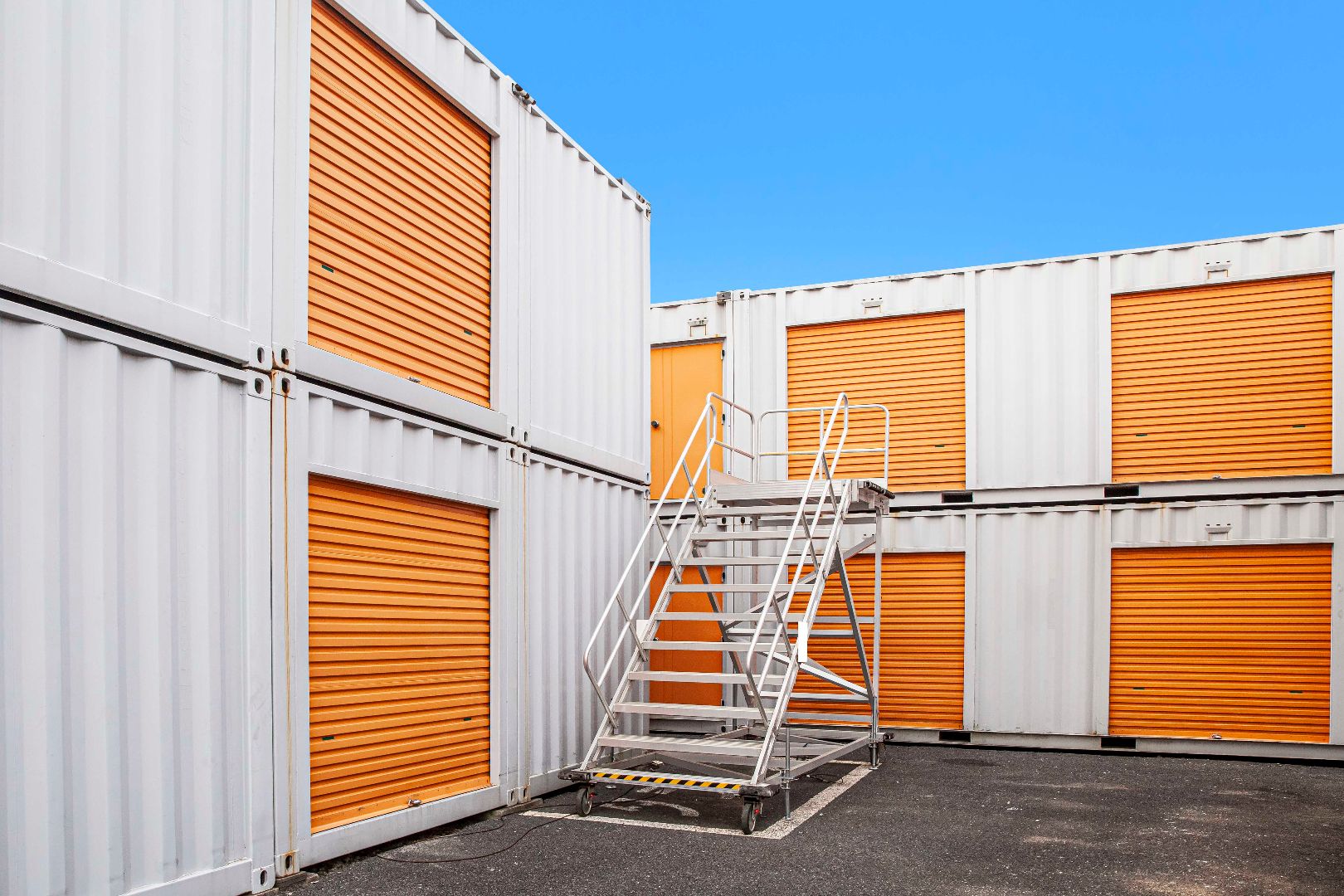 Shipping container warehouse