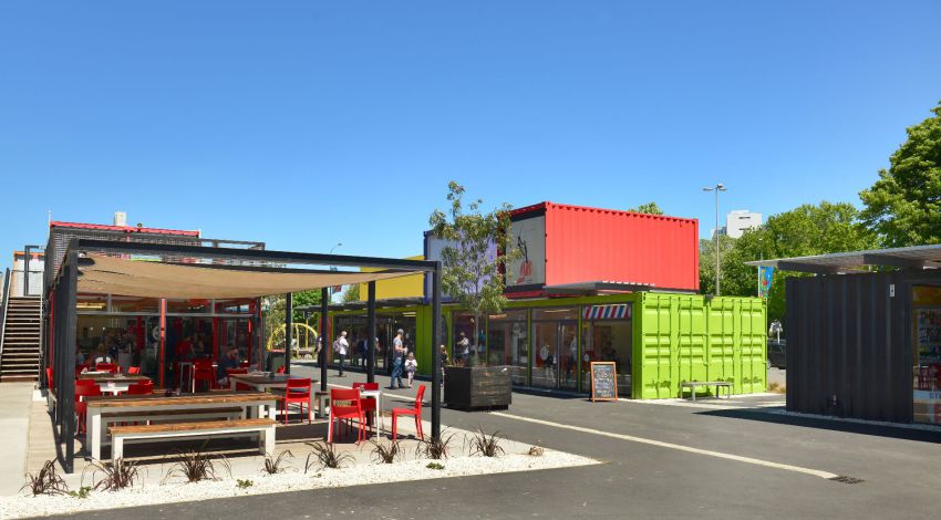 shipping container stores and shops