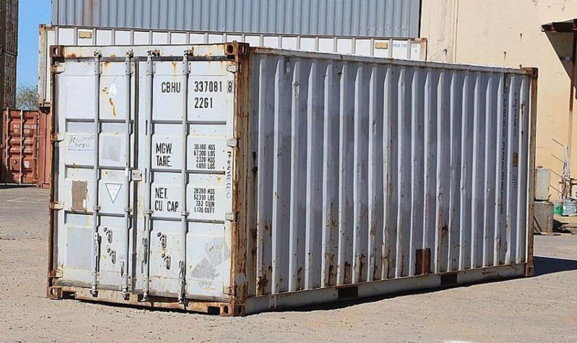 rust on shipping containers
