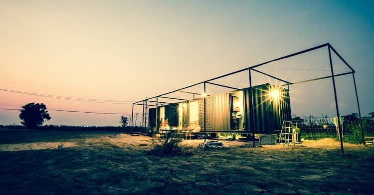 Shipping Container Camping