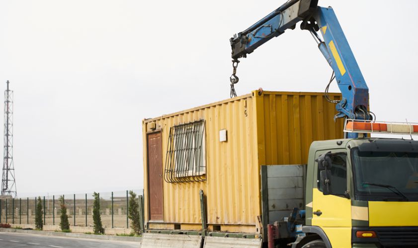 Portable Storage Container Trailer