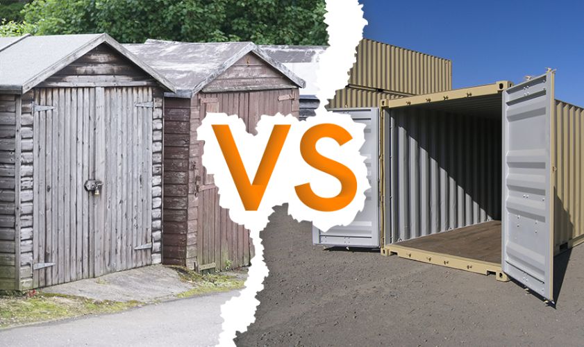 Storage Containers Vs Wooden Sheds
