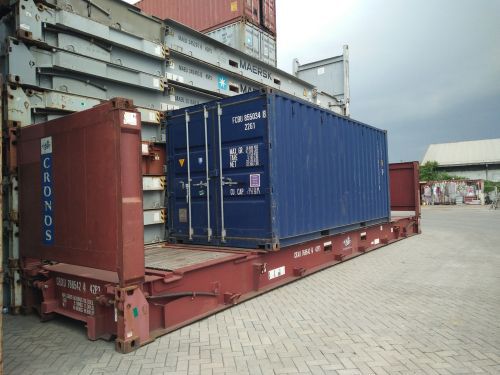 cargo freight flat rack container