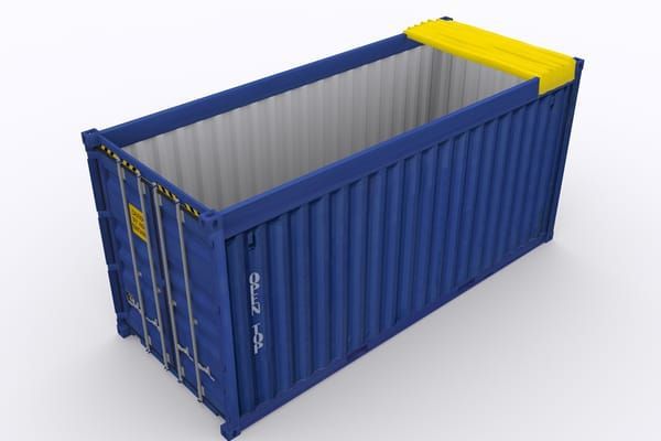 open top shipping container