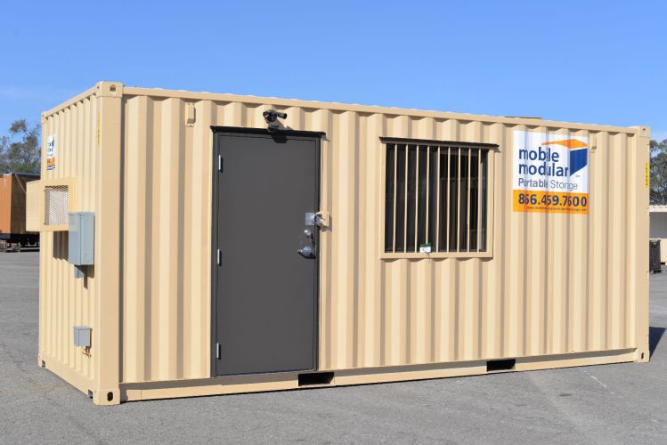 mobile modular portable office container