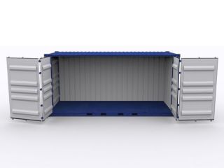 open sided shipping containers