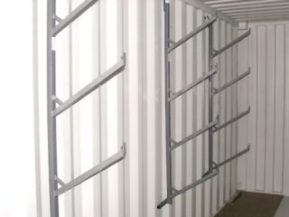 How To Install Shipping Container Shelving Brackets 