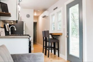 Interiors of Container on Wheels