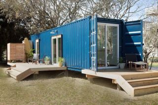 FLOPHOUZE SHIPPING CONTAINER HOTEL -Aluminum Coffee Table Trunk