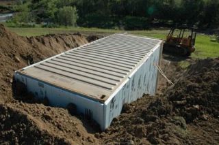 Buried Shipping Container