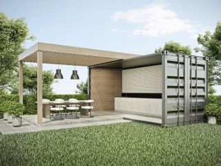 shipping container shed
