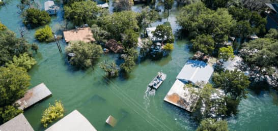 Emergency pods for floods